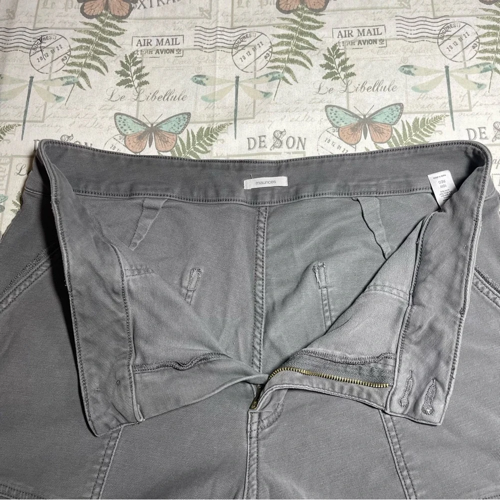 Maurices Army‎ green pants 18W soft big pockets wide leg